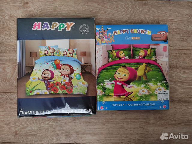 Комплект постельного белья для девочек сатин