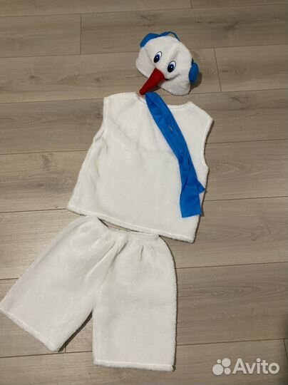 Костюм снеговика на 2-7 лет