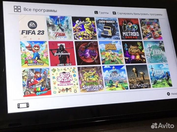 Nintendo switch + 128Gb (Прошитая) + 19 Игр