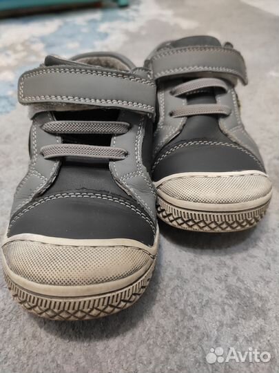 Кеды для мальчика, натуральная кожа 26
