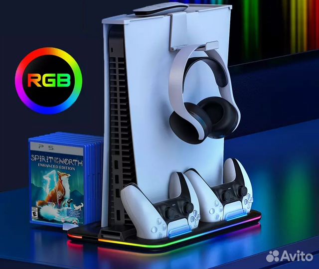 Док станция PS5 / Зарядка / Охлаждение