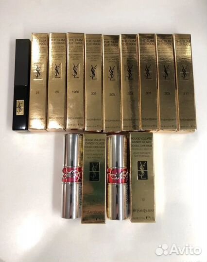 YSL помада rouge volupte, the slim velvet