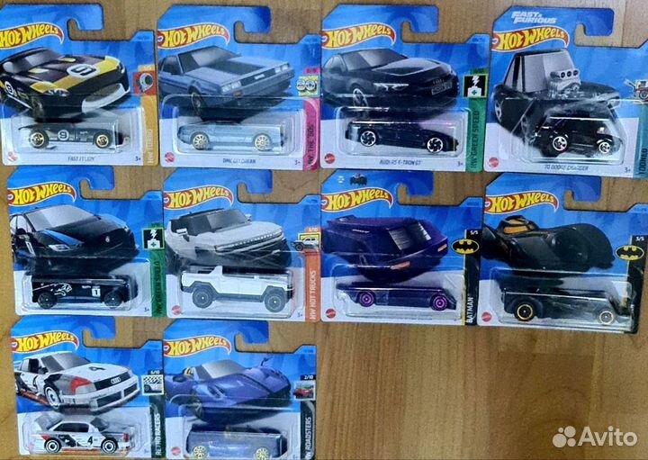 Hot wheels запакованные