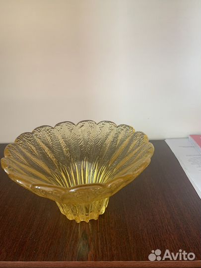 Ваза хрустальная цветная