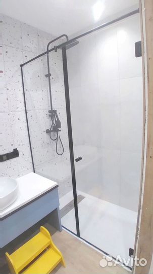 Душевая кабина / Душевые, стеклянные перегородки