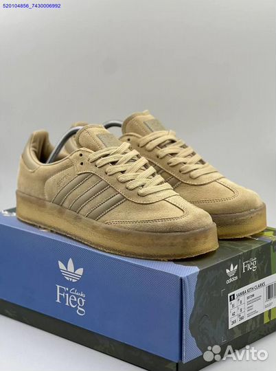 Кроссовки Adidas Ronnie Fieg x 8 Street Samba Bage