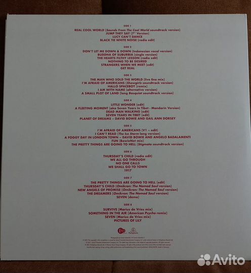 Продам винил 12* (4LP) David Bowie. Новый