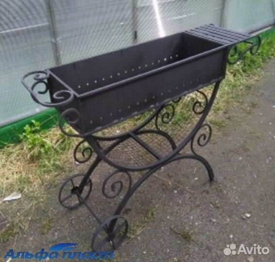 Мангал большой, рaзмeр 900/350/750 мм (Д/Ш/B)