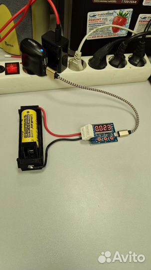 Измеритель емкость аккумулятора