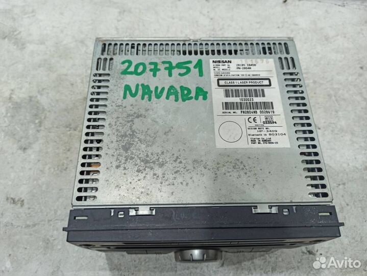 Магнитола 28185EB45B Ниссан