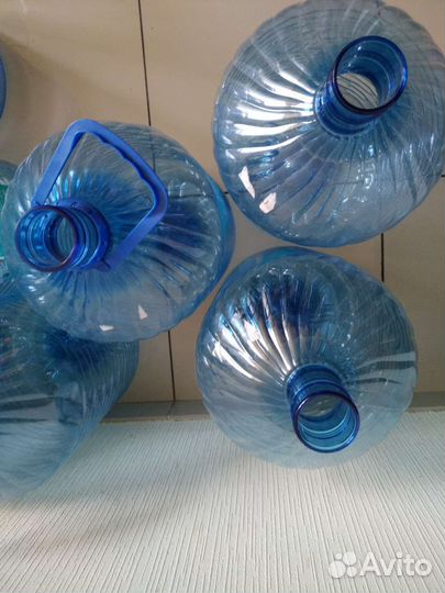 19л Пластиковые бутыли из-под питьевой воды пустые