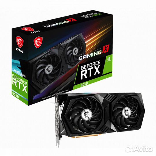 Видеокарта MSI GeForce RTX 3050 gaming X 8G 482477