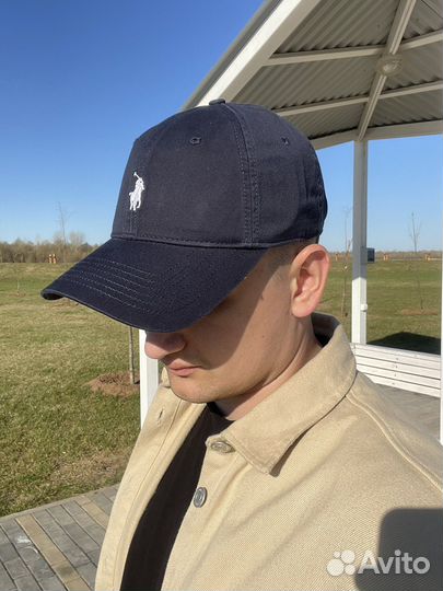 Кепка polo ralph lauren синяя мужская женская