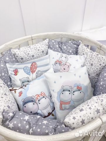 Бортики в детскую кроватку