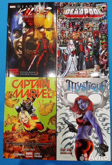 Комиксы на английском, Joker, Deadpool и др