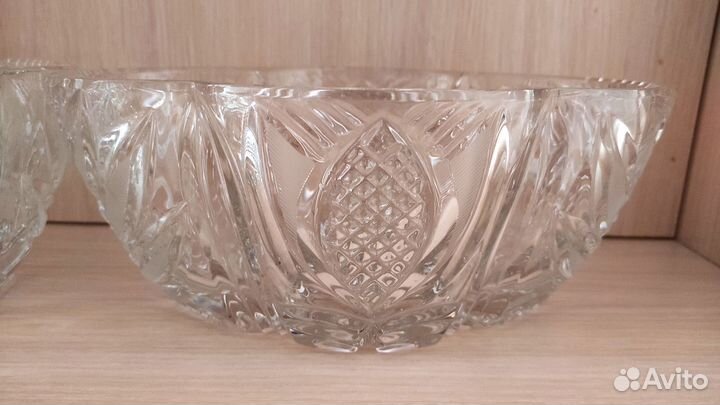 Хрустальный салатник СССР