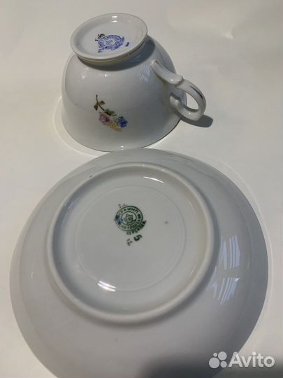 Чашка с блюдцем