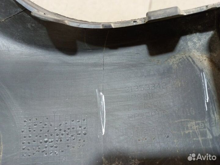 Накладка переднего бампера правая Volvo V40