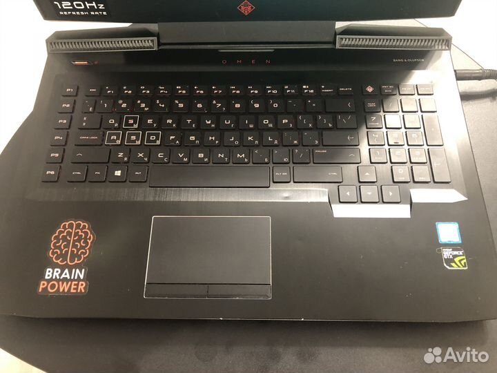 HP omen 17-an116ur i5-8300H GeForce GTX 1060 6 Гб