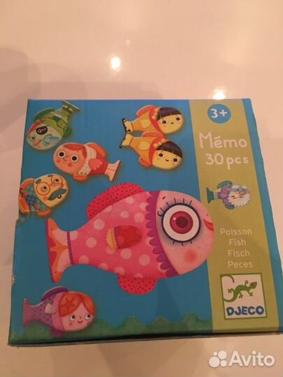 Настольная игра djeco Memo рыбки