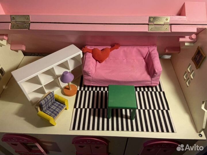 Игрушечная Гостиная с розовым диваном IKEA