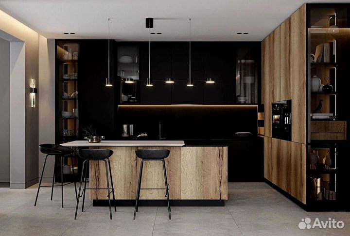 Кухонный гарнитур любой сложности под ключ