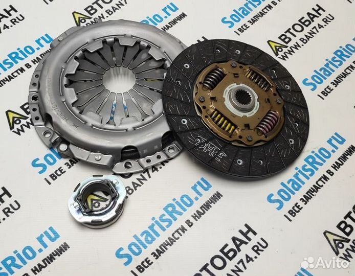 Комплект сцепления valeo оригинал kia rio 4 1.6 бу