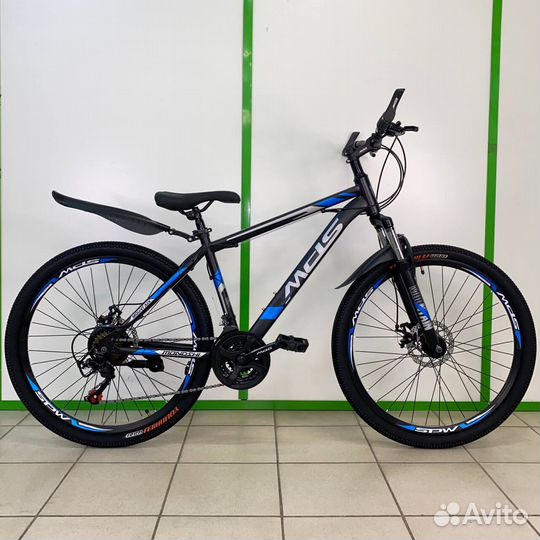 Велосипед горный Черный-синий