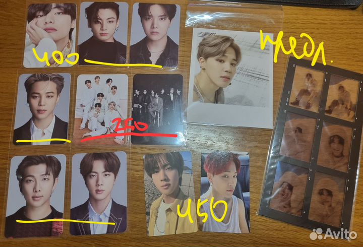 Карты bts, zerobaseone