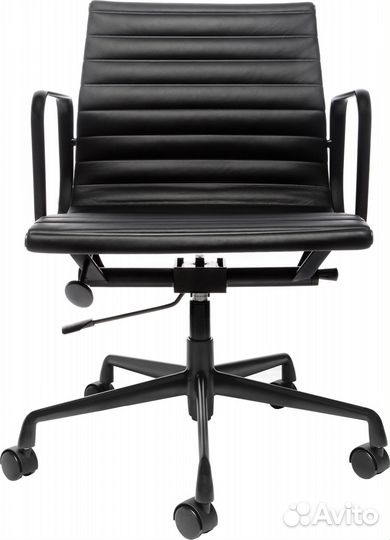 Кресло Eames Ribbed Office Chair EA 117 Total Blac