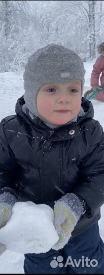 Шапка - шлем для мальчика