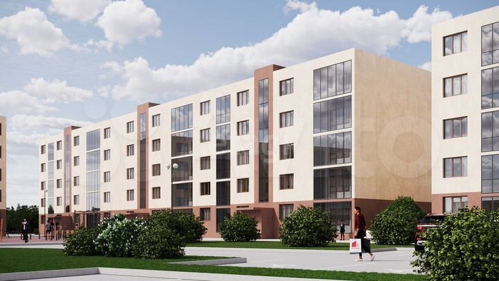 2-к. квартира, 68,2 м², 5/5 эт.