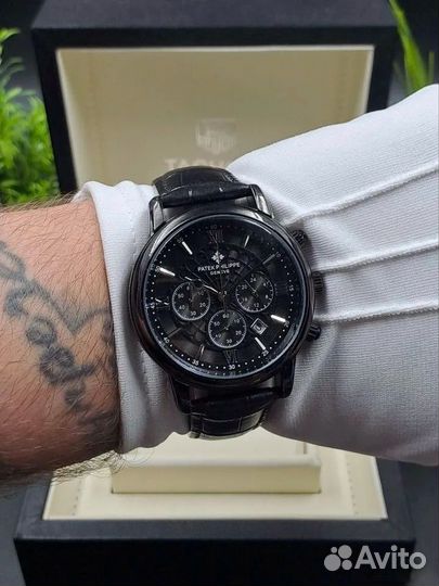 Мужские часы Patek Philippe Black (Всё активно)