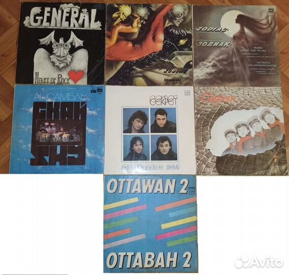 Пластинки советских и зарубежных исполнителей