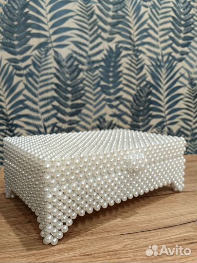 Шкатулка из бусин