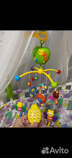 Продам музыкальный мобиль с ночником