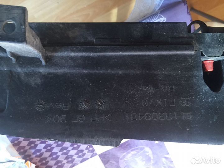 Воздухозаборник на Опель астра