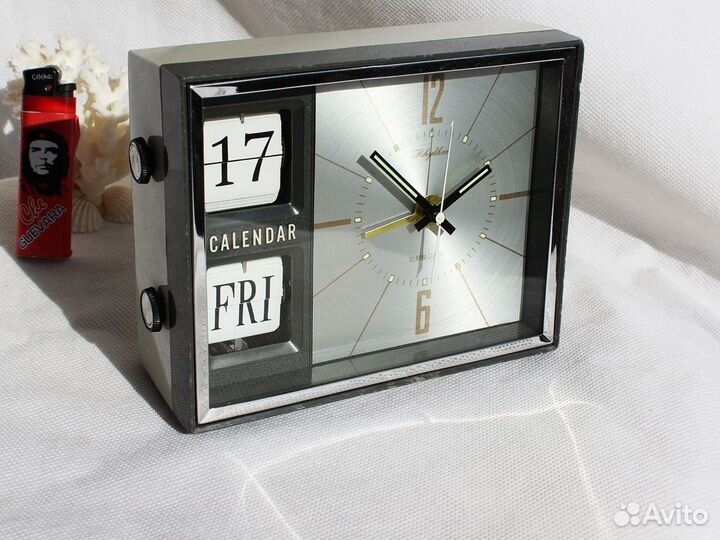 Настольные механические часы календарь буди Япония