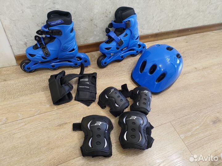 Ролики детские Reaction Rock с защитой