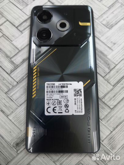 TECNO Pova 6 Neo, 8/256 ГБ