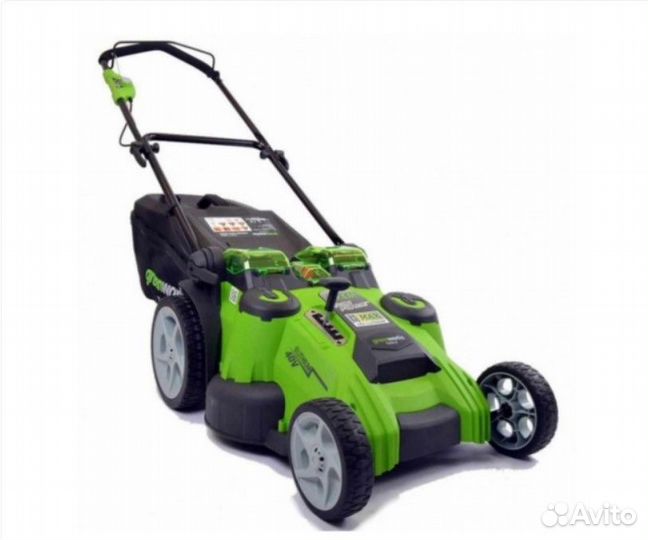 Газонокосилка Greenworks TwinForce G40LM49DB