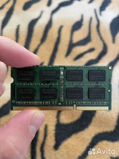 Оперативная память ddr3 8 gb для ноутбука
