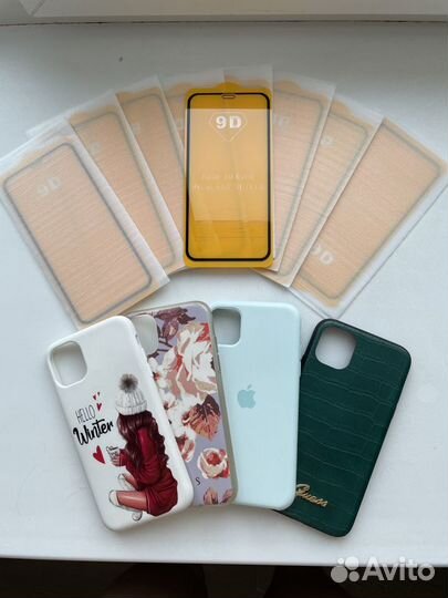 Чехлы и стекла на 11 iPhone