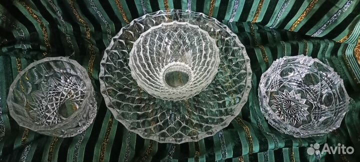 Вазы хрустальные