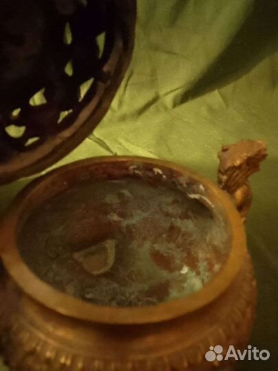 Курительница Тибетская с Буддой и Тигром, Большая