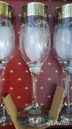Новые комплекты бокалов и стопок