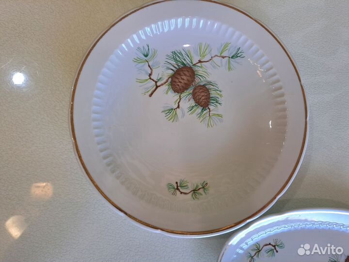Блюдо сервировочное селедочница Сосновая ветвь
