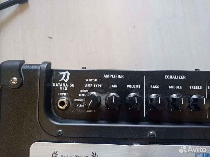 Гитарный комбоусилитель boss katana-50 mkii