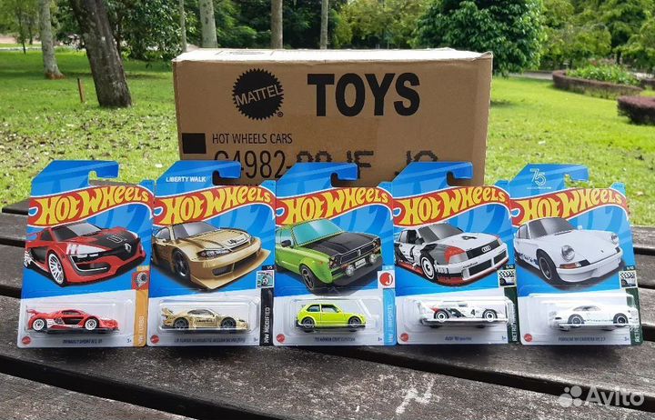 Оригинальная Коробка Hot Wheels 72 Cars F Case 23