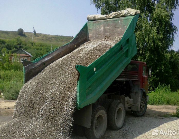 Щебень гравийный 5-20 с доставкой